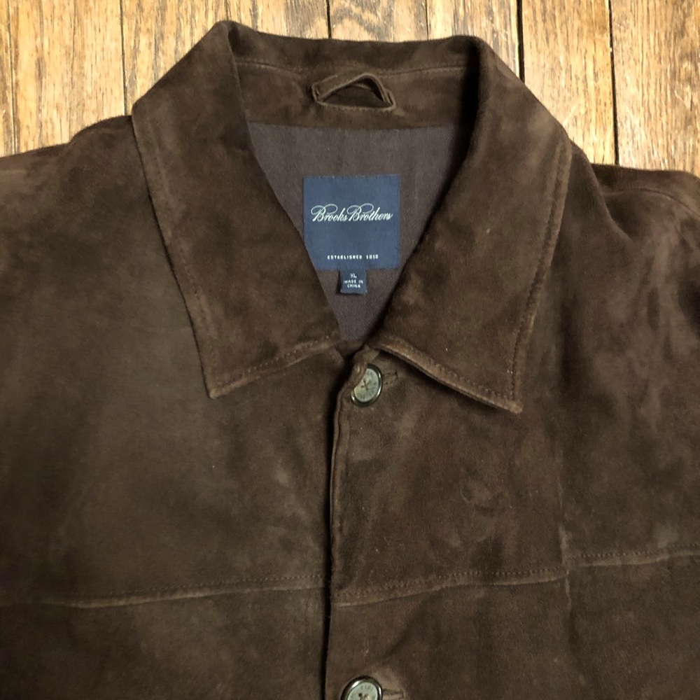 Brooks Brothers Lamb Suede Coat - Picture 3 of 9